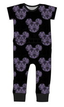 Load image into Gallery viewer, Haunted Mouse Ears Bennett Pants and Shorts Length T-Shirt Romper