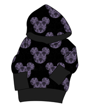 Load image into Gallery viewer, Haunted Mouse Ears Grow With Me Hoodie (or Crewneck)