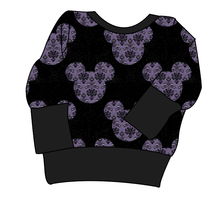 Load image into Gallery viewer, Haunted Mouse Ears Grow With Me Hoodie (or Crewneck)