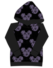 Load image into Gallery viewer, Haunted Mouse Ears Ladies Hoodie