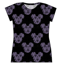 Load image into Gallery viewer, Haunted Mouse Ears Ladies' Basic Tee