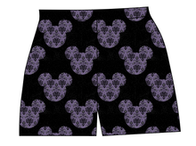 Load image into Gallery viewer, Haunted Mouse Ears Ladies' Lounge Shorts