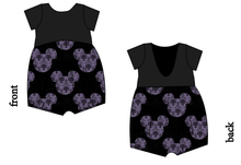 Load image into Gallery viewer, Haunted Mouse Ears Low Back Romper and Bubble Romper