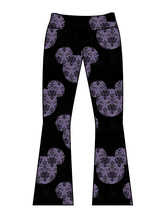Load image into Gallery viewer, Athletic Prints Magical Birthday Kids Flared Leggings