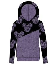Load image into Gallery viewer, Haunted Mouse Ears Ladies Hoodie
