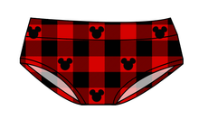 Load image into Gallery viewer, Plaid Mouse Ears Ladies' Underwear