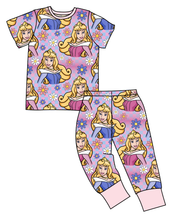 Load image into Gallery viewer, Sleeping Princess Check Basic Loungewear Set