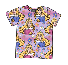 Load image into Gallery viewer, Sleeping Princess Check Basic Tee and Tank