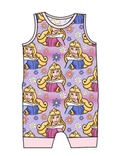 Load image into Gallery viewer, Sleeping Princess Check Emmett Pants And Shorts T-Shirt Romper