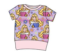 Load image into Gallery viewer, Sleeping Princess Check Grow With Me Tee