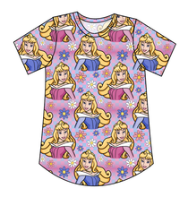 Load image into Gallery viewer, Sleeping Princess Check Kids' Relaxed Tee