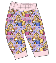 Load image into Gallery viewer, Sleeping Princess Check Ladies' Joggers and Jogger Shorts