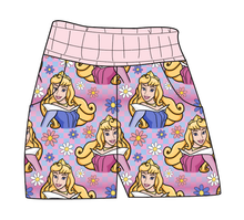 Load image into Gallery viewer, Sleeping Princess Check Ladies' Joggers and Jogger Shorts