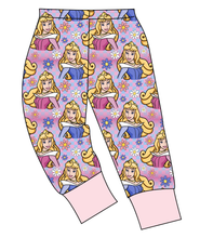 Load image into Gallery viewer, Sleeping Princess Check Ladies' Lounge Pants