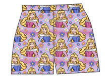 Load image into Gallery viewer, Sleeping Princess Check Ladies' Lounge Shorts