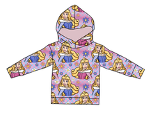 Load image into Gallery viewer, Sleeping Princess Check Oversized Hoodie