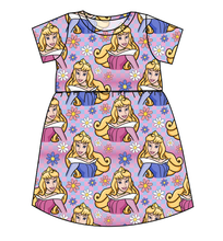 Load image into Gallery viewer, Sleeping Princess Check Play Dress