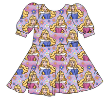 Load image into Gallery viewer, Sleeping Princess Check Prairie Dress