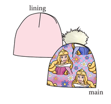 Load image into Gallery viewer, Sleeping Princess Check Slouchy Beanie (Reversible!)