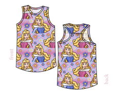 Load image into Gallery viewer, Sleeping Princess Check Summer Tank