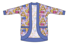 Load image into Gallery viewer, Sleeping Princess Check Kids Cocoon Cardigan