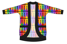 Load image into Gallery viewer, Colourful Crayons Kids Cocoon Cardigan