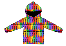Load image into Gallery viewer, Colourful Crayons Ladies Oversized Hoodie