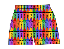 Load image into Gallery viewer, Colourful Crayons Ladies' Lounge Shorts