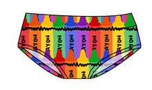 Load image into Gallery viewer, Colourful Crayons Ladies' Underwear