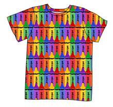 Load image into Gallery viewer, Colourful Crayons Mens' Tee
