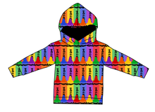 Load image into Gallery viewer, Colourful Crayons Oversized Hoodie