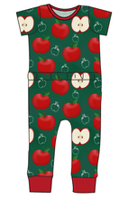 Load image into Gallery viewer, A is for Apple Bennett Pants and Shorts Length T-Shirt Romper