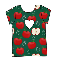 Load image into Gallery viewer, A is for Apple Cambria Heart Back Tee