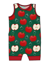 Load image into Gallery viewer, A is for Apple Emmett Pants And Shorts T-Shirt Romper