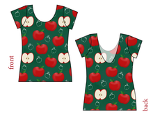 Load image into Gallery viewer, A is for Apple Ladies' Low Back Ballerina Tee