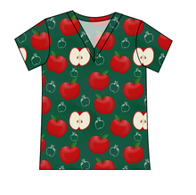 Load image into Gallery viewer, A is for Apple Ladies' Slouchy V-Neck Tee