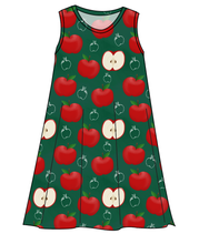 Load image into Gallery viewer, A is for Apple Ladies' Swing Dress