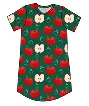 Load image into Gallery viewer, A is for Apple Ladies' T-Shirt Dress
