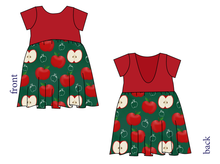 Load image into Gallery viewer, A is for Apple Low Back Dress