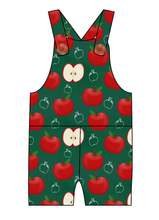 Load image into Gallery viewer, A is for Apple Overalls and Shortalls