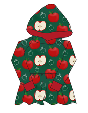 Load image into Gallery viewer, A is for Apple Peplum Hoodie (or Crewneck)