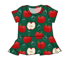 Load image into Gallery viewer, A is for Apple Peplum Top