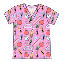 Load image into Gallery viewer, Cupcake School Supplies Ladies' Slouchy V-Neck Tee