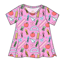 Load image into Gallery viewer, Cupcake School Supplies Ladies' Swing Tee