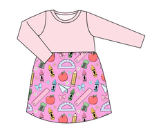 Load image into Gallery viewer, Cupcake School Supplies Play Dress