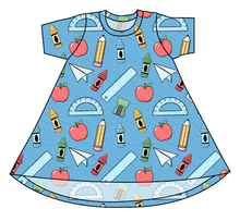 Load image into Gallery viewer, Rad School Supplies Basic T-Shirt Dress