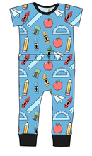 Load image into Gallery viewer, Rad School Supplies Bennett Pants and Shorts Length T-Shirt Romper