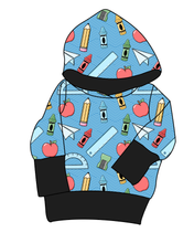 Load image into Gallery viewer, Rad School Supplies Grow With Me Hoodie (or Crewneck)