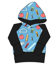 Load image into Gallery viewer, Rad School Supplies Grow With Me Hoodie (or Crewneck)