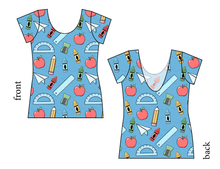 Load image into Gallery viewer, Rad School Supplies Ladies' Low Back Ballerina Tee